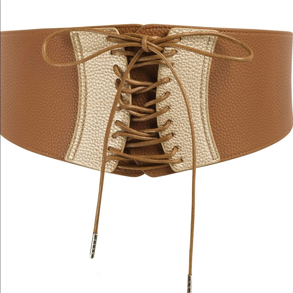 Vintage Corset Belts Lace-up Cinch Belt